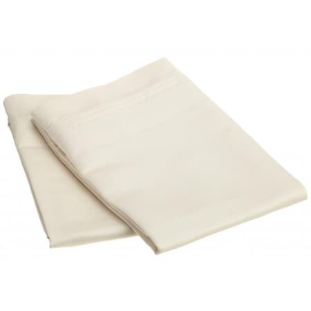 Impressions By Luxor Treasures Egyptian Cotton 1000 Thread Count Solid Pillowcase Set Standard-Ivory 1000SDPC SLIV